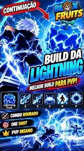 ⚡ A BUILD da LIGHTNING é ROUBADA no PVP! 😱 | Blox Fruits