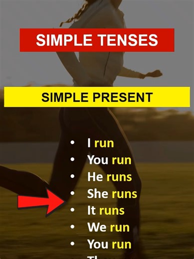 (to) RUN | Simple Present