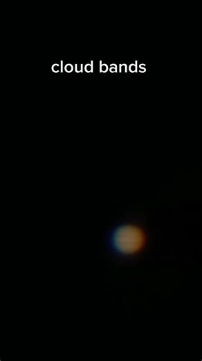planet Jupiter view through my telescope #space #planet #jupiter #shorts