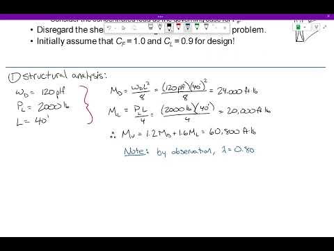 CE 417 Lecture 15: Sawn Lumber Beam Design Example 2 (2026.02.18) PRE-RECORDED