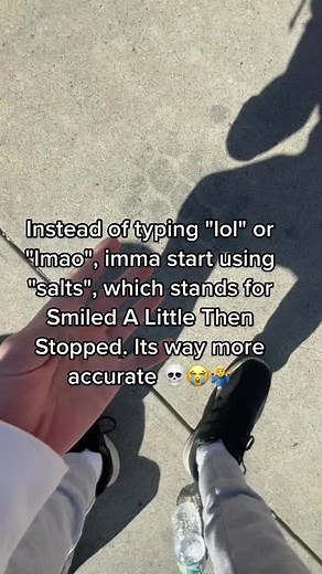 Understanding the Meaning of Salts: Smiled A Little Then Stopped