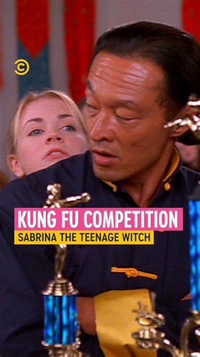 Everybody was kung fu fighting 🥋 #SabrinaTheTeenageWitch