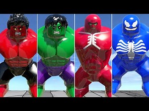 Hulk, Venom, Abomination: Colors Clash in LEGO Marvel Superheroes!