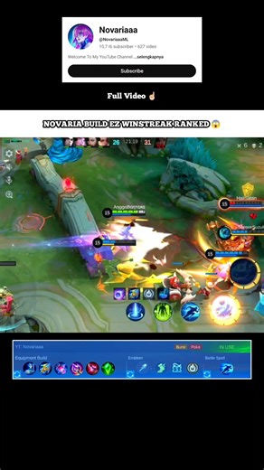 Novaria build ez WINSTREAK 🤫