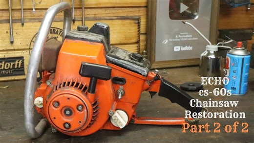Restoring a Vintage Echo CS-60S Chainsaw Part 2