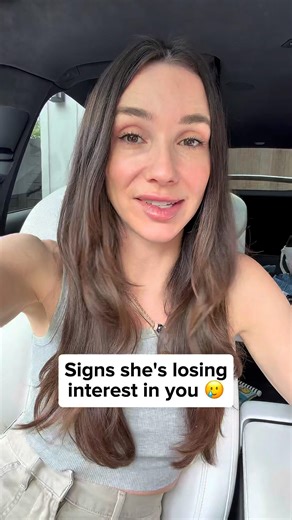 Signs she’s losing interest in you… #datingcoach #datingadvice #datingtips