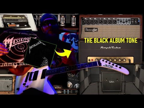 METALLICA Enter Sandman BLACK ALBUM Guitar Tone Clean & Rhythm Sound IK Multimedia Amplitube Plugins