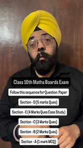 CLASS 10th Maths CBSE Board Exam Tips.. 🔝 #education #maths #exam #cbse | Japsahej Singh Bakshi