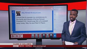 Madaxweynihii ugu wakhtiga dheeraa Kenya,Daniel Arap Moi ayaa geeriyooday isaga oo 95 jir ah. | BBC News Somali