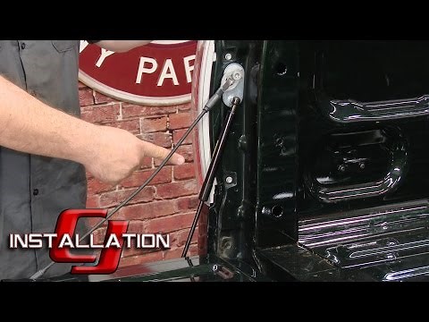 F-150 Dee Zee Truck Tailgate Assist Shock Black Kit 2007-2014 Installation