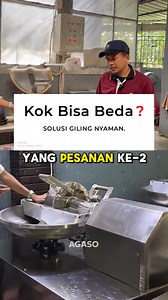 Mesin kuat itu penting, tapi kenyamanan operator juga utama. Wajan 65 cm model elips ini ideal di 12 kg dan enak dipakai. 🔥 #bakso #mesinbakso #mesingilingbakso #gilinganbakso #mesingilingdaging #agabakso #agaso | AGA Bakso
