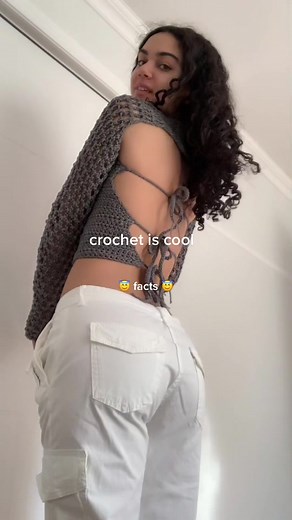 obsessed with this 😇 #crochetstyling #handmadeclothes #crochetset #crochetclothes #crochetinspo