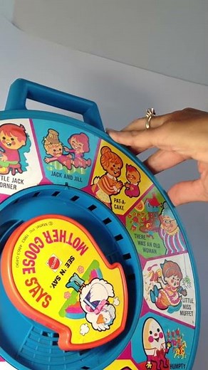 1983 Mattel See N say Mother Goose pull string