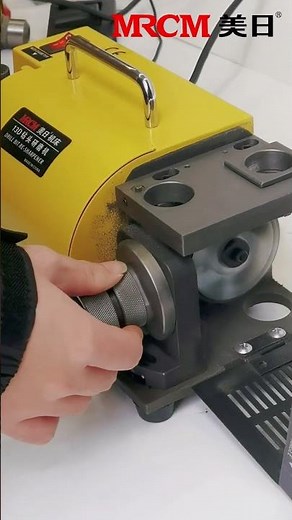 How to grinding drill bit with MR-13D #machine #grindingmachine #cnc