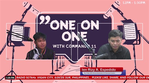 One on One With Commando Onse Every Saturday | 12:00NN-1:30PM Guest : Ien Rizy A. Espedido | Top 10 Sept. 2025 Licensure Examination For Professional Teachers (Elementary) 92. 20% January 17, 2026 | DWRS Commando Radio Global