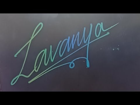 Comment your name for unique signature style on LCD writing pad.