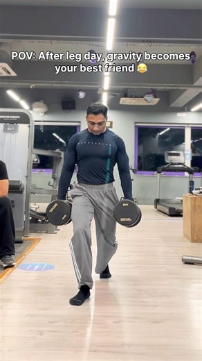 POV: Why walk when you can slide? 😎#fitness #relatable