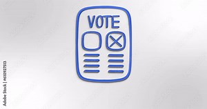 Explore the fascinating world of elections through captivating animations. Witness the democratic process by which citizens. Line animation.