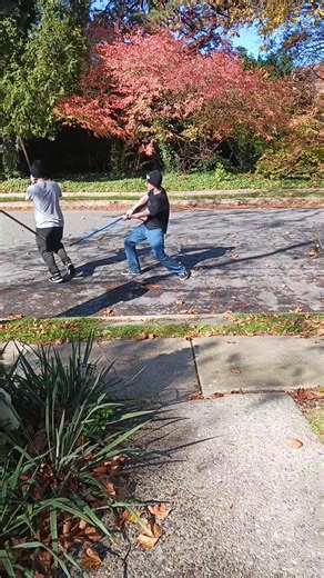 Our young people have a way of making even leaf raking fun! | Open Bible Baptist Church