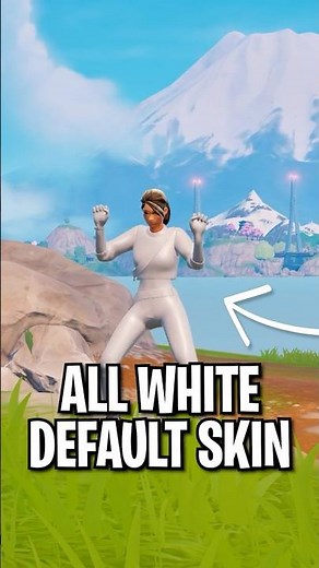 How To Get All White Default Skin in Fortnite!