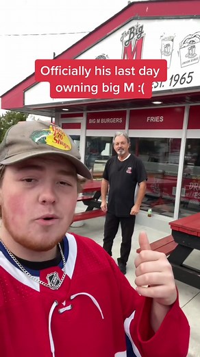 Always such a big smile on his face. Happy retirement Chris (papi) #bigm #bigms #burgersandfries #canadian #fyp #foru