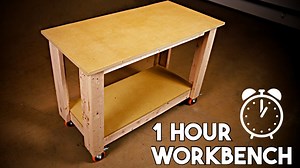 Build a Simple Workbench in 1 Hour (w/ Limited Tools) — Jonny Builds