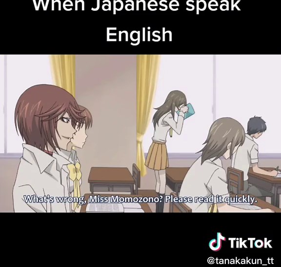 Tanaka-kun (@tanakakun_tt) - Japanese Anime Characters Speaking English