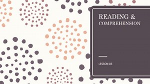English Reading & Comprehension - 5th Grade - Lesson 03