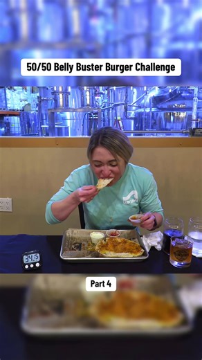 50/50 Belly Buster Burger Challenge#Belly #Buster #Burger #Challenge