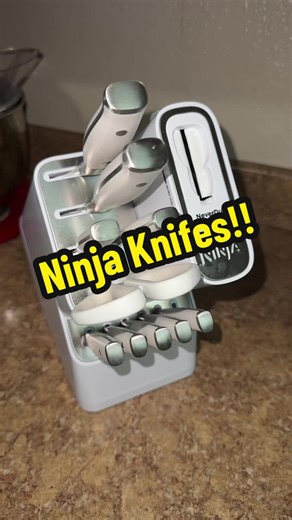Ninja Knife Set!!! #ninjakitchen #ninjaknifeset #ninjaneverdull