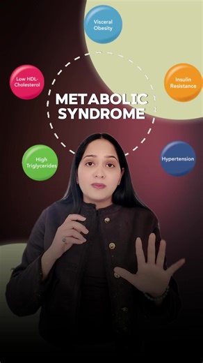 Metabolic Syndrome isn’t “just lifestyle” ⚠️ It’s a serious metabolic condition. 🧠 Diagnosed when 3 out of 5 are present: • Increased waist circumference • High triglycerides • Low HDL • High blood pressure • High fasting blood sugar 🚨 Early detection = prevention of diabetes, heart disease & stroke Know the signs. Protect your future. 🩺 👉 Follow Nurse Pulse for high-yield medical content. \t #medtok #nclex #learnontiktok #nursingstudent #healthcare