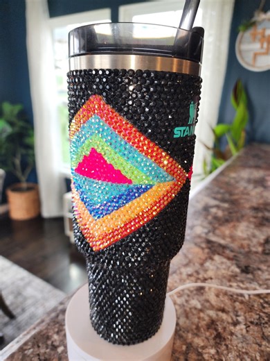 Custom Rhinestone Stanley Tumbler - Etsy