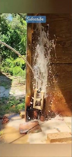 Cleaning Out Collapsed Well With Air Compressor