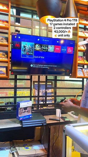 PlayStation 4 Pro 1TB 17 games installed 2 controllers 43,000/=🔥 ☝️ unit only #fouryou #mygadgetplug254 #gaming #fypシ゚ #foryou #playstation5 #fc25 #kenyantiktok🇰🇪 #ps4pro #gaminginkenya