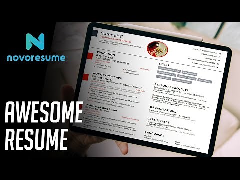 How to Create a Resume by Novoresume | Tutorial on How to Create a Resume by Novoresume