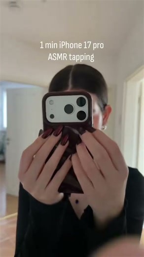 1 min iPhone 17 Pro tapping #asmr #relaxing #scratch #iphone17pro