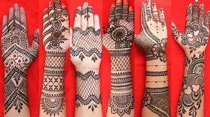 55K views · 398 reactions | 6 Beautiful Front Hand Mehendi Designs. | Amisha Arts | Facebook