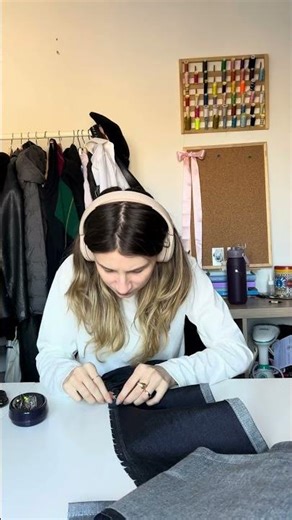 Making the perfect denim skirt #sewing #fashion #patternmaking