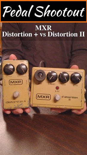 MXR Distortion+ vs Distortion II high gain w/ Telecaster #mxr #fender #fractalaudio