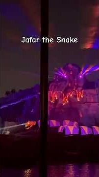 Jafar the Snake #disney #disneyworld #holllywoodstudios #shorts #fantasmic #aladdin