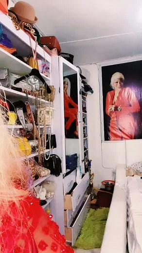 Stunning Red Sequined Dress Showcase