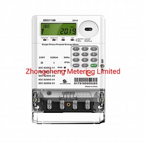 [Hot Item] Smart Single Phase Sts Prepaid Energy Meter