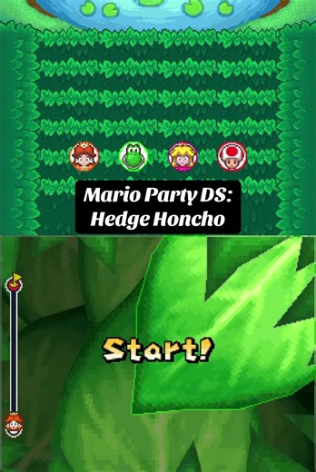 Mario Party DS: Hedge Honcho Gameplay
