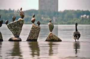 The zen art of stone-stacking is unbelievable to watch.