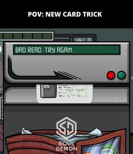 POV: New Card Trick in Among Us That Actually Works! 🃏✅
