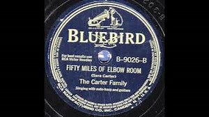Fifty Miles Of Elbow Room Chords by The Carter Family - ChordU