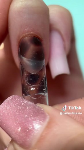 Tortoise Shell Nails 🐢 #tortoiseshellnails #tortoise #nailswfinesse #nailsartvideos #nailtutorials #nailart #albania #nailtrends #nailsartvideos