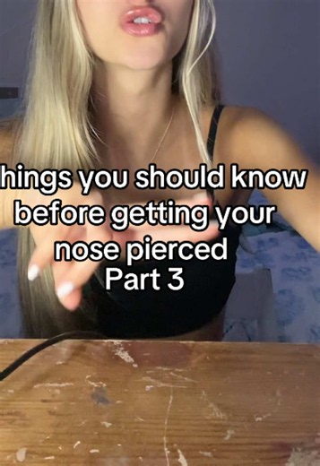 Things you should know before getting your nose pierced #fyp #nosepiercing #piercing #tips #viral