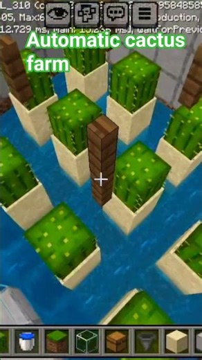 automatic cactus farm#coversong #gaming #minecraft