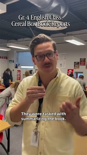 Students in Mr. Coonrad’s Gr. 4 English class loved creating CEREAL BOX book reports analyzing Grace Lin’s novel “Where the Mountain Meets the Moon.” We joined Ms. Nuritova’s class during their Museum Walk and managed to ask a few students about their very decorative and content-rich boxes. Thank you, Mr. Coonrad, for your creativity! Shout out to our students for their excellent work! #PrimaryProgram #English #CerealBoxBookReports #EnglishClassRules #BASISIndependentBrooklyn | BASIS Independent